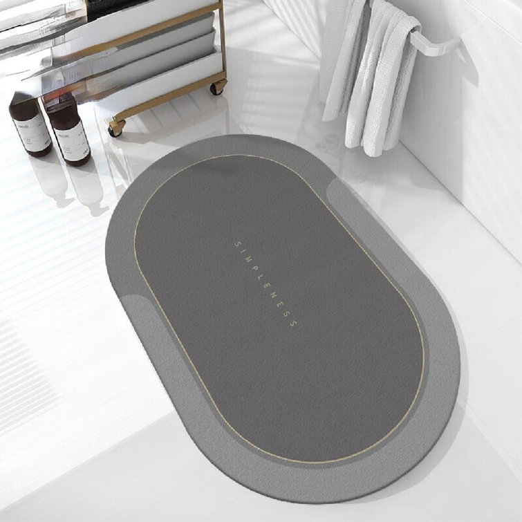 Umber Rea Bathroom Soft Floor Mat Bathroom Door Mat Toilet QuickDry